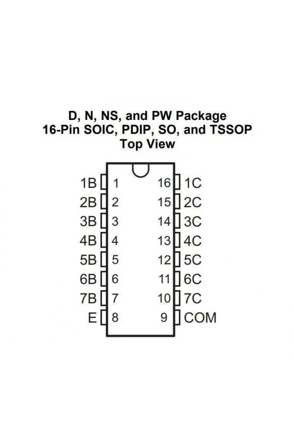 ULN2003 SMD SO16 Entegre
