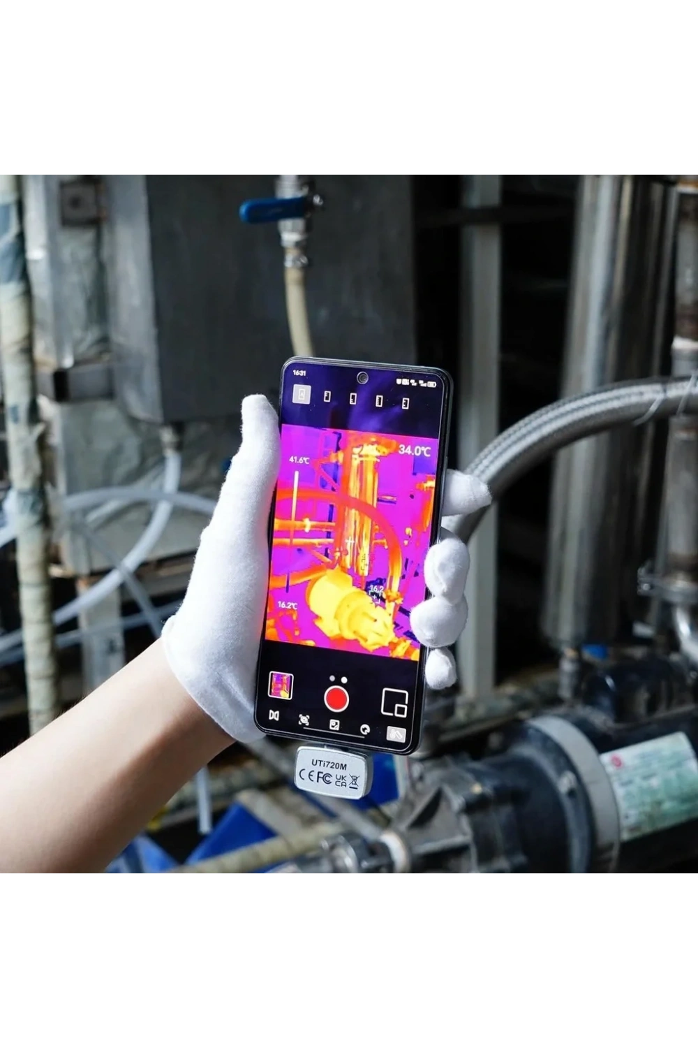 UNI-T UTi720M Android Telefon için Termal Görüntüleyici Kamera