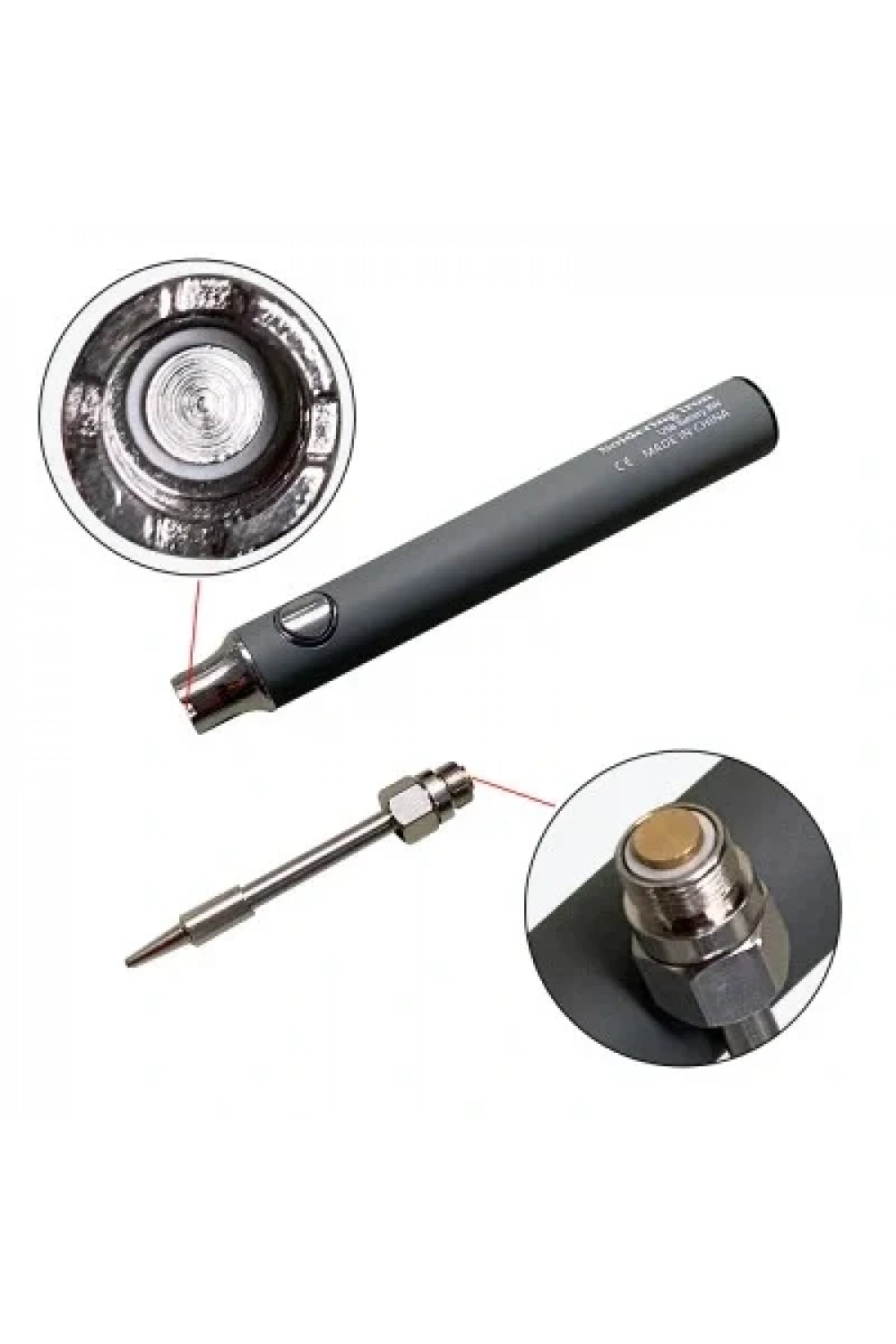 USB 5V 8W USB Beyaz Kalem Havya Seti - Sıcaklık Ayarlı Mod Seçimli