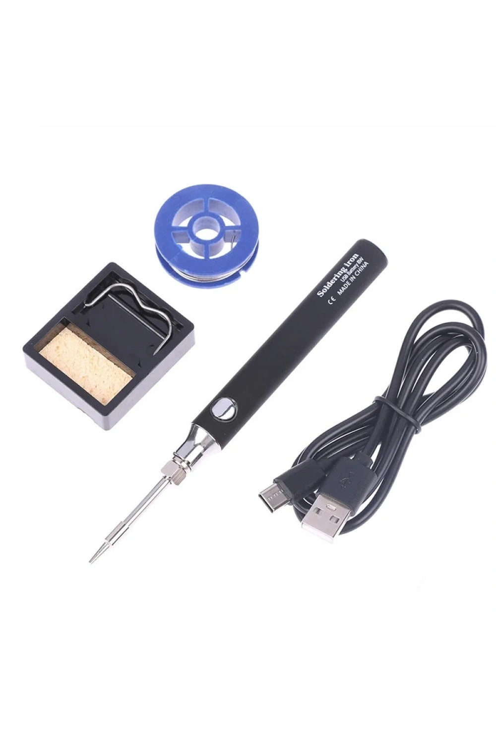 USB 5V 8W USB Siyah Kalem Havya Seti - Sıcaklık Ayarlı Mod Seçimli