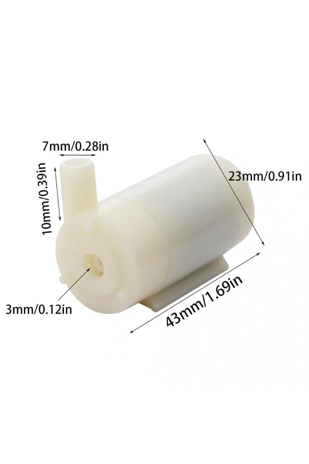 USB Girişli Mini Dalgıç Su Pompası 5V Akvaryum Pompası Yatay