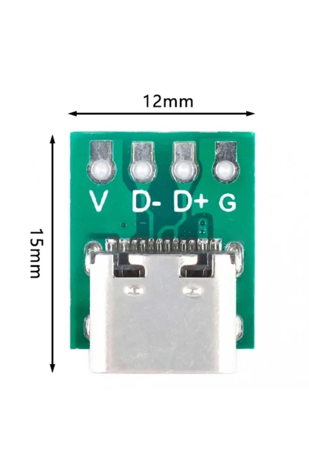 USB Type-C To 4 Pin DIP Çevirici - Type-C Modül Kartı