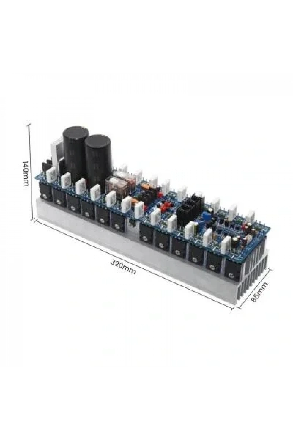 V242 1200W+1200W Çift Kanal Stereo Amfi Devresi