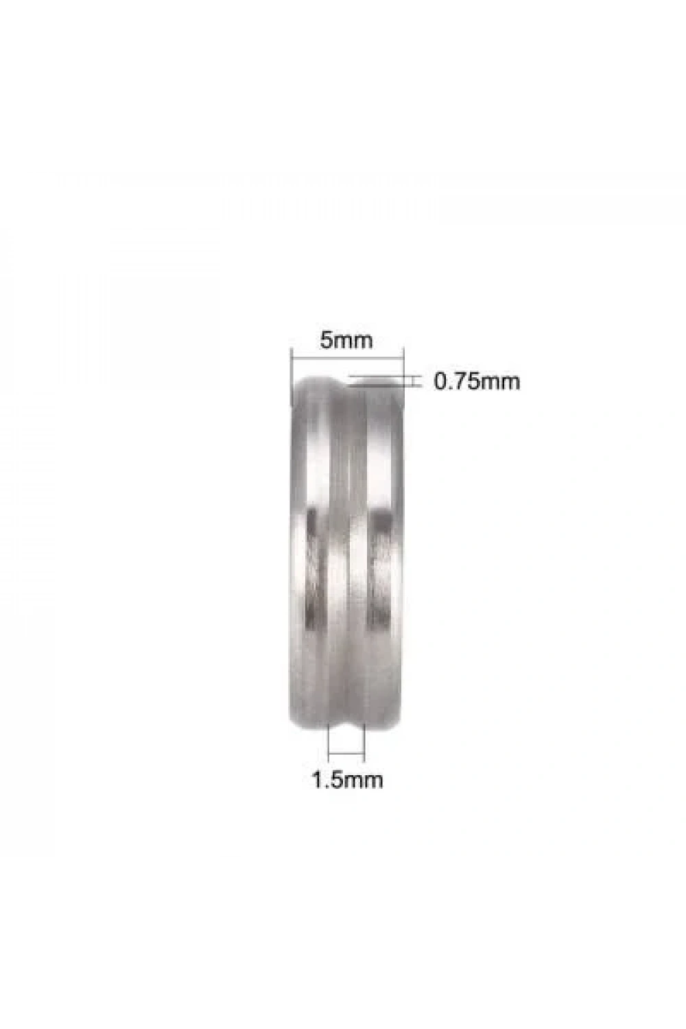 V625ZZ Kanallı Makara Tipi Rulman 5mm V Oluklu