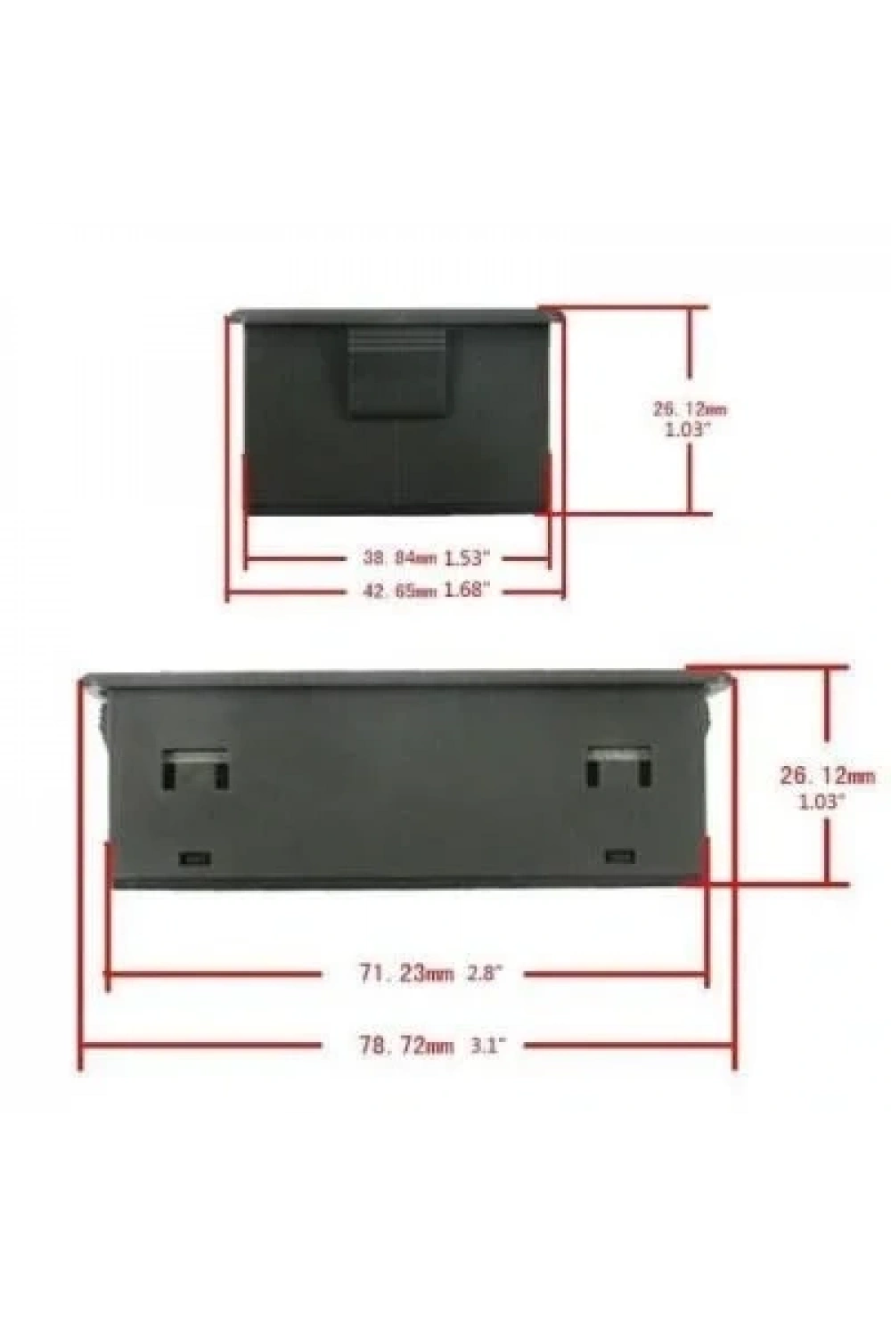 VAC9010H 10-90V 200A Voltmetre Ampermetre - Batarya Kapasite Yöneticisi