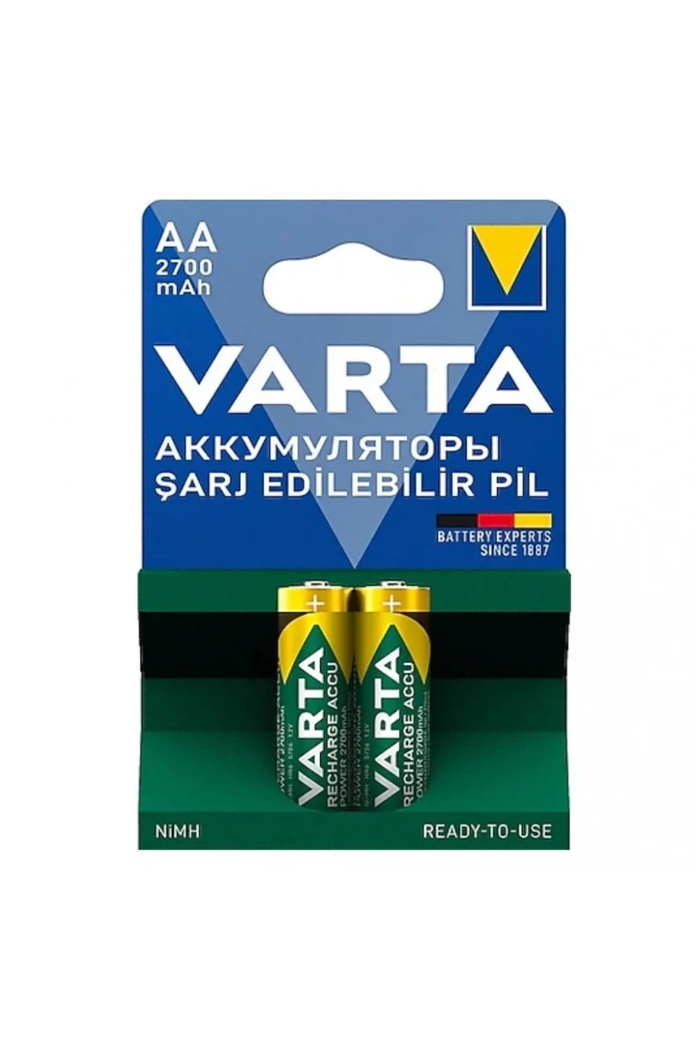 Varta 2700mAh AA Şarj Edilebilir Pil 2li Paket