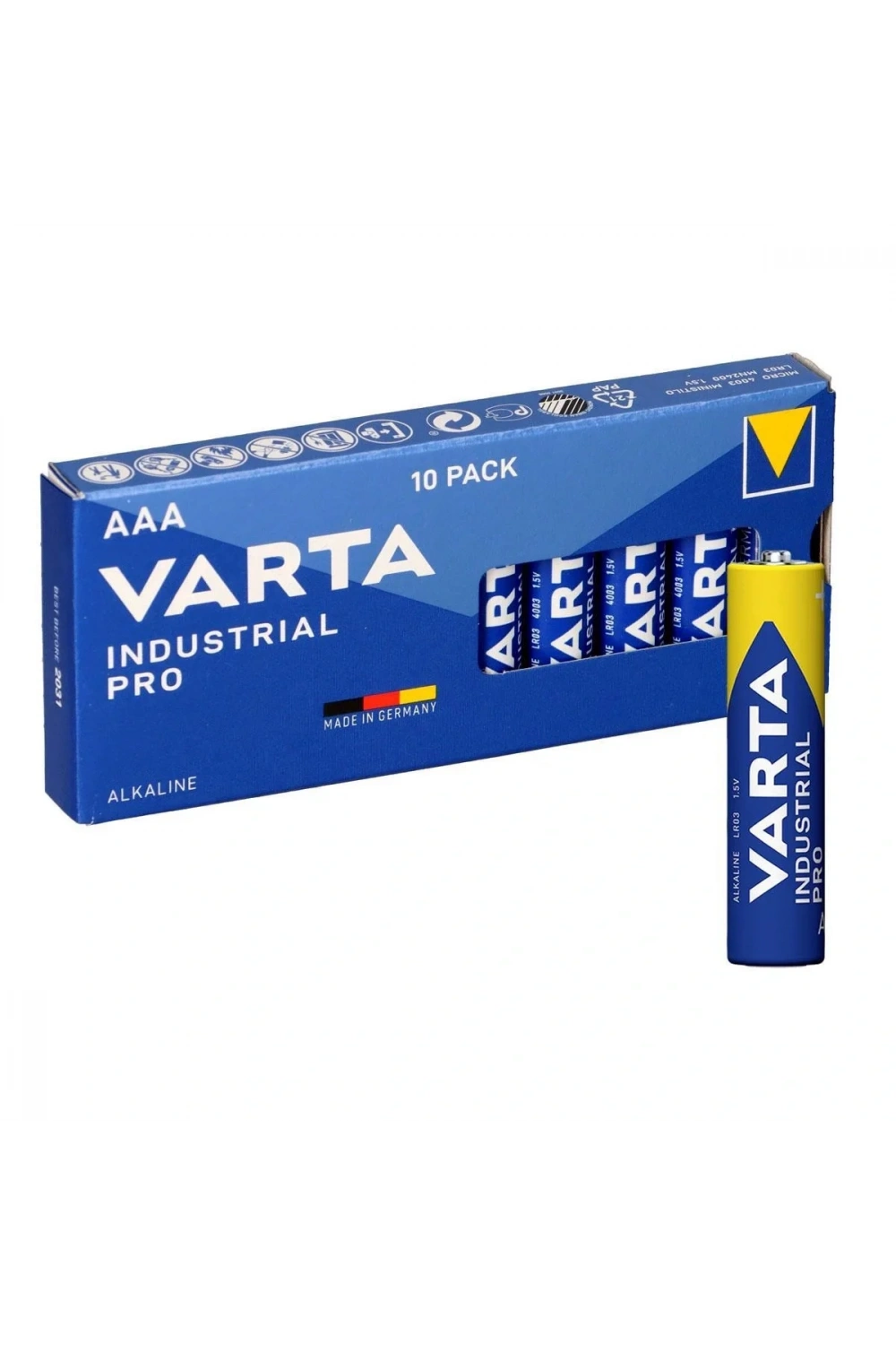 Varta 4003 Industrial Pro Alkalin AAA İnce Kalem Pil 10lu Paket