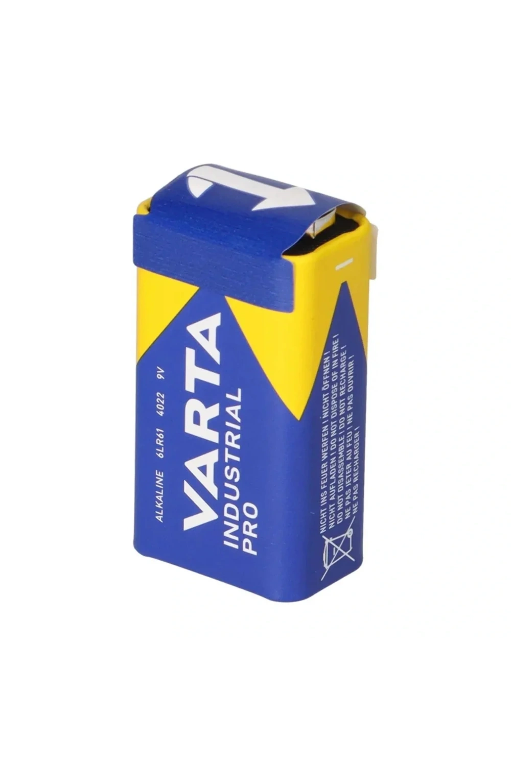 Varta 4022 Industrial 9V Pro Alkalin Pil