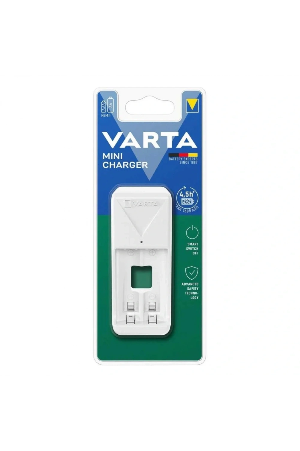 Varta 57656 Mini Pil Şarj Cihazı (Pilsiz)