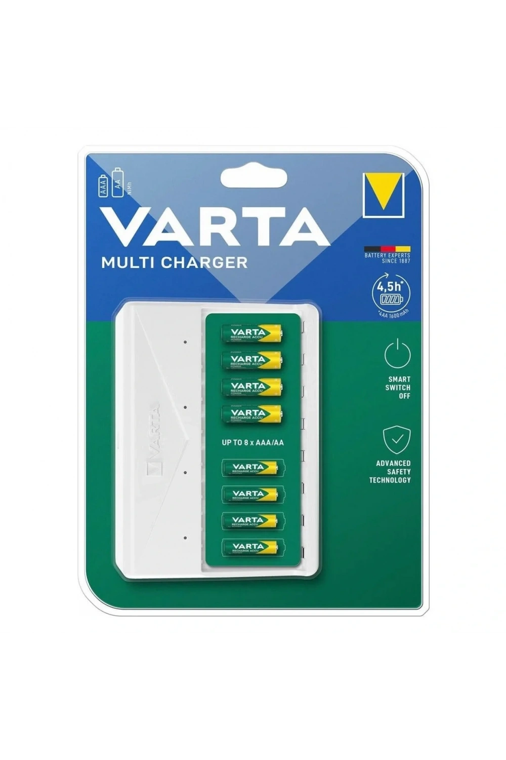 Varta 57659 Multi 8li Slot AA - AAA Pil Şarj Cihazı