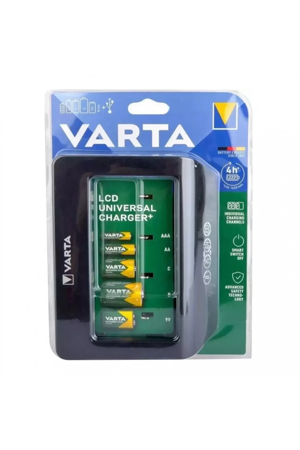 Varta 57688 LCD Universal USB Pil Şarj Cihazı