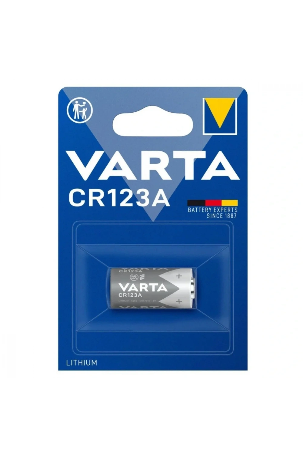 Varta CR123A 3V Lityum Pil Tekli 