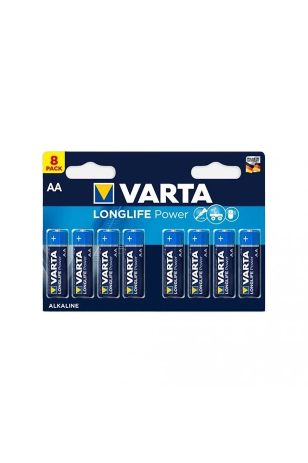 Varta Longlife Power AA 8li Alkaline Pil