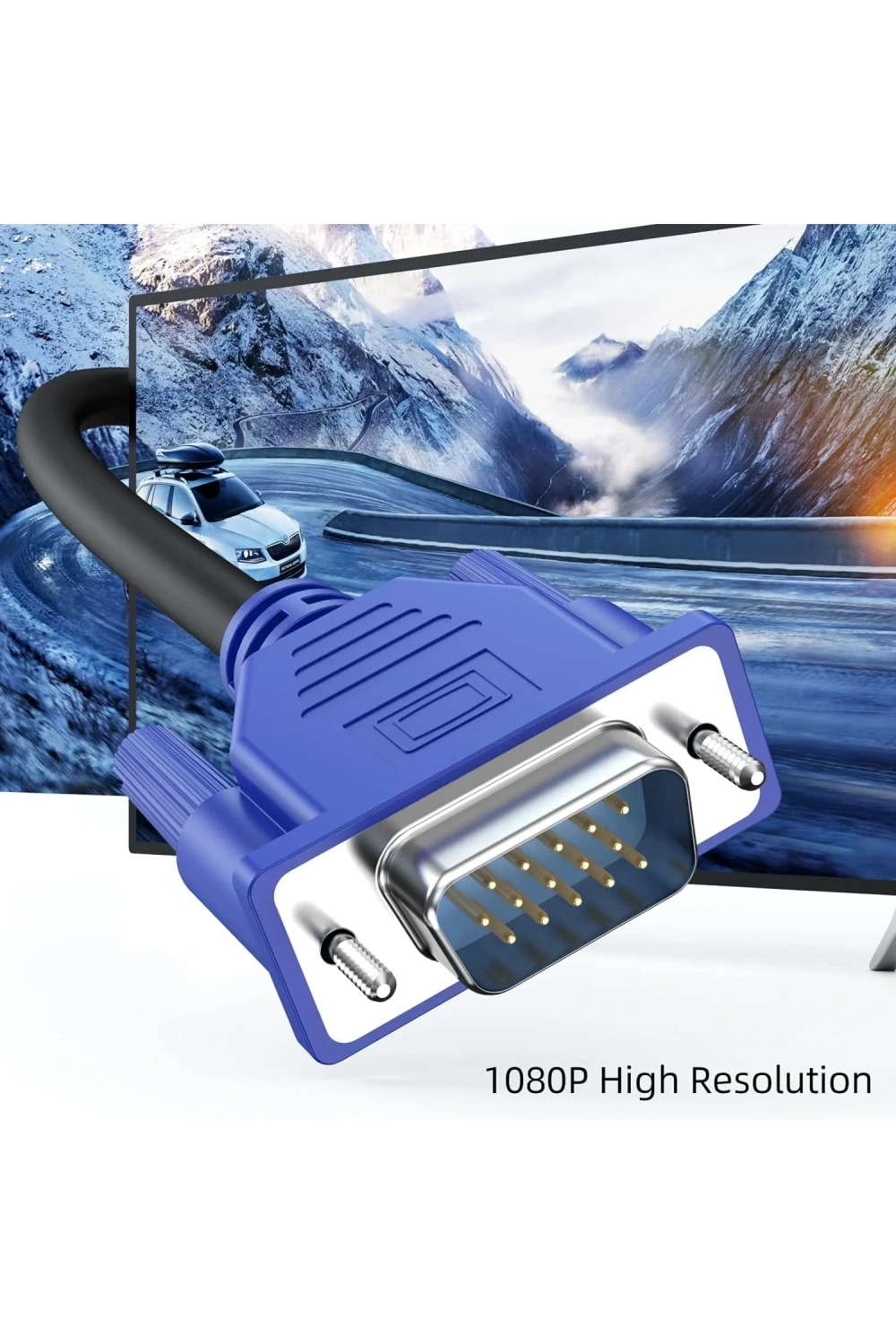 VGA Kablo LCD Monitör ve Projeksiyon Kablosu 1.5m