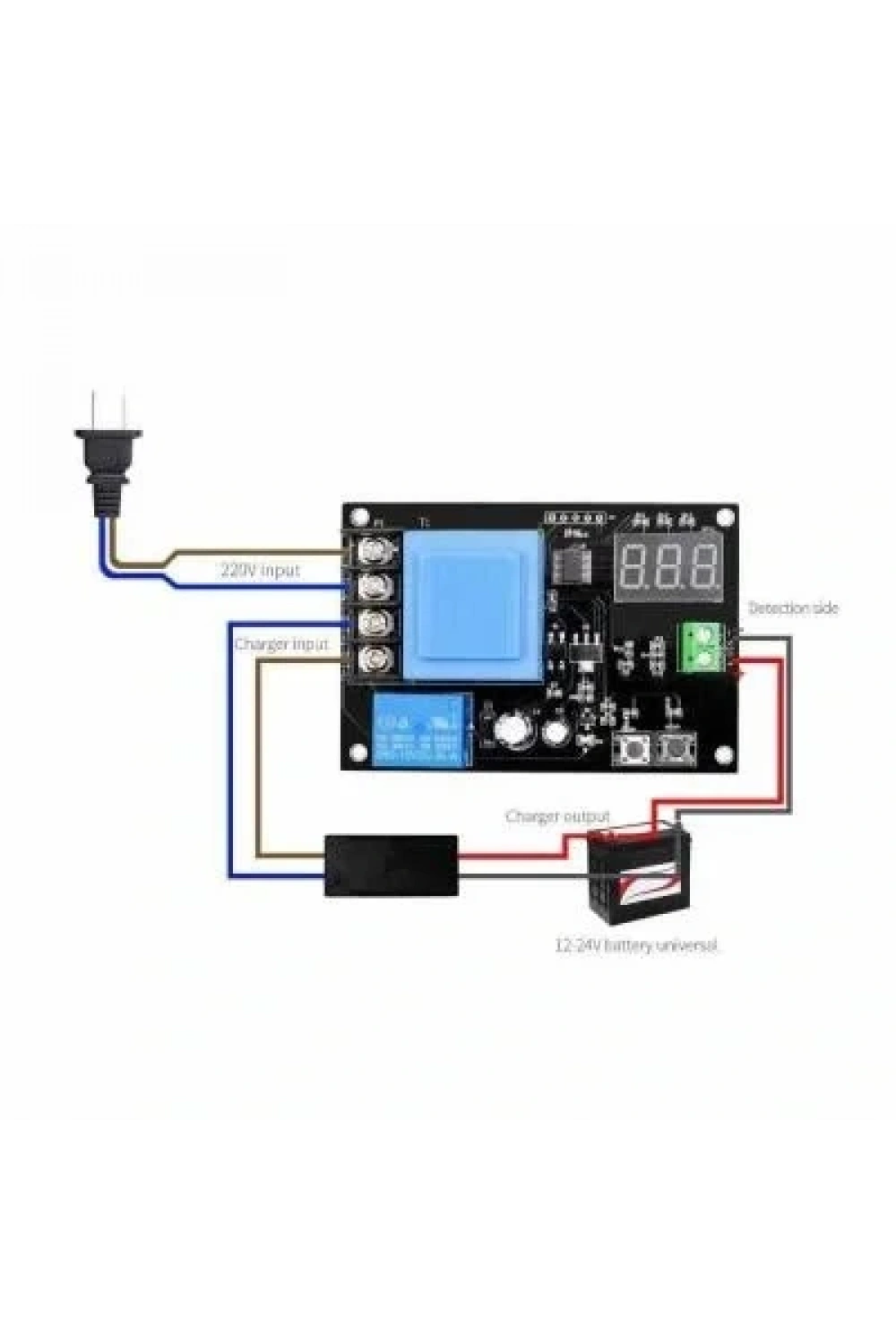 VHM-002 3,7-120V Lityum Pil - Akü Şarj Kontrol Devresi