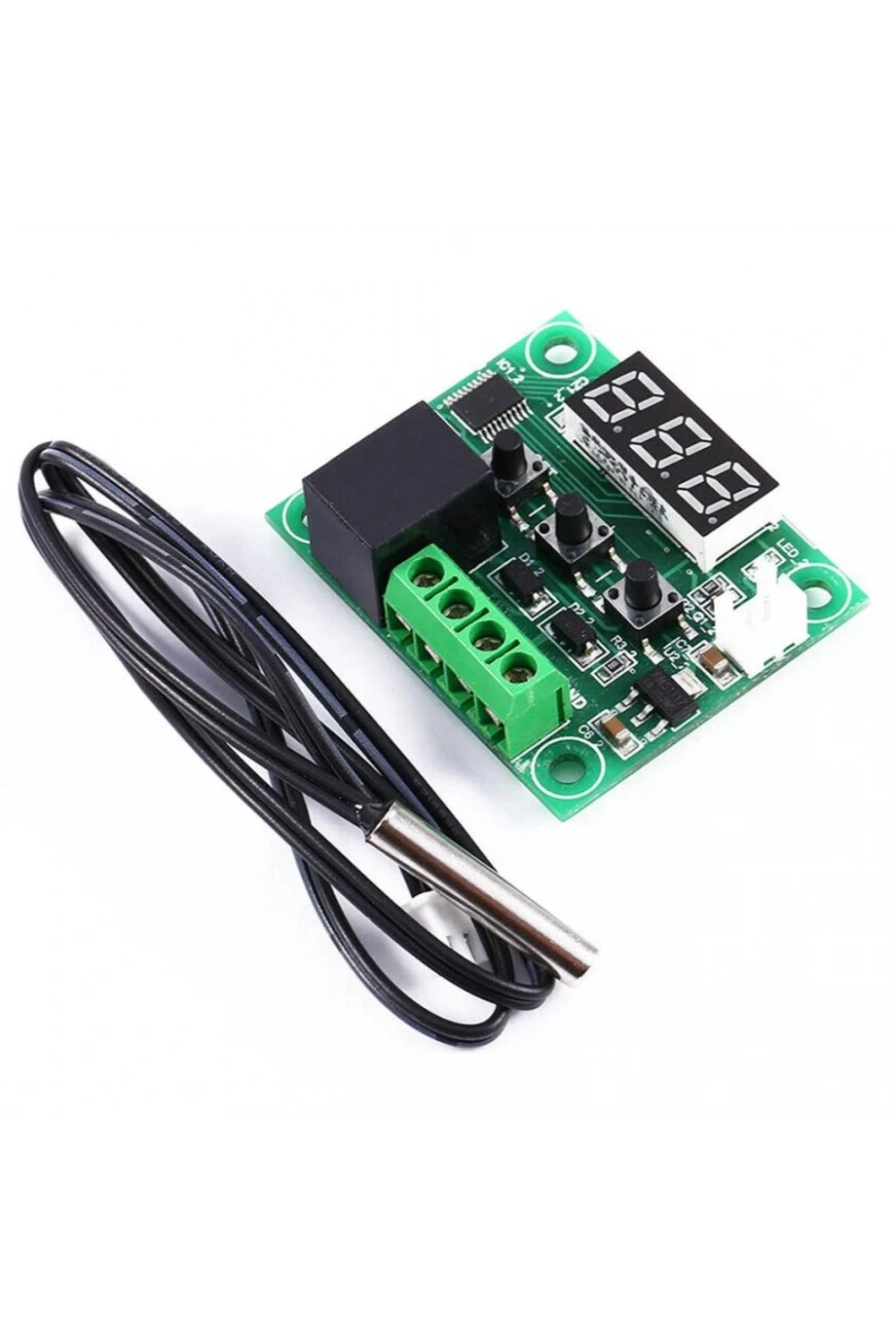 W1209 Röle Çıkışlı Dijital Termostat Kuluçka Akvaryum Sıcaklık Kontrol Kartı