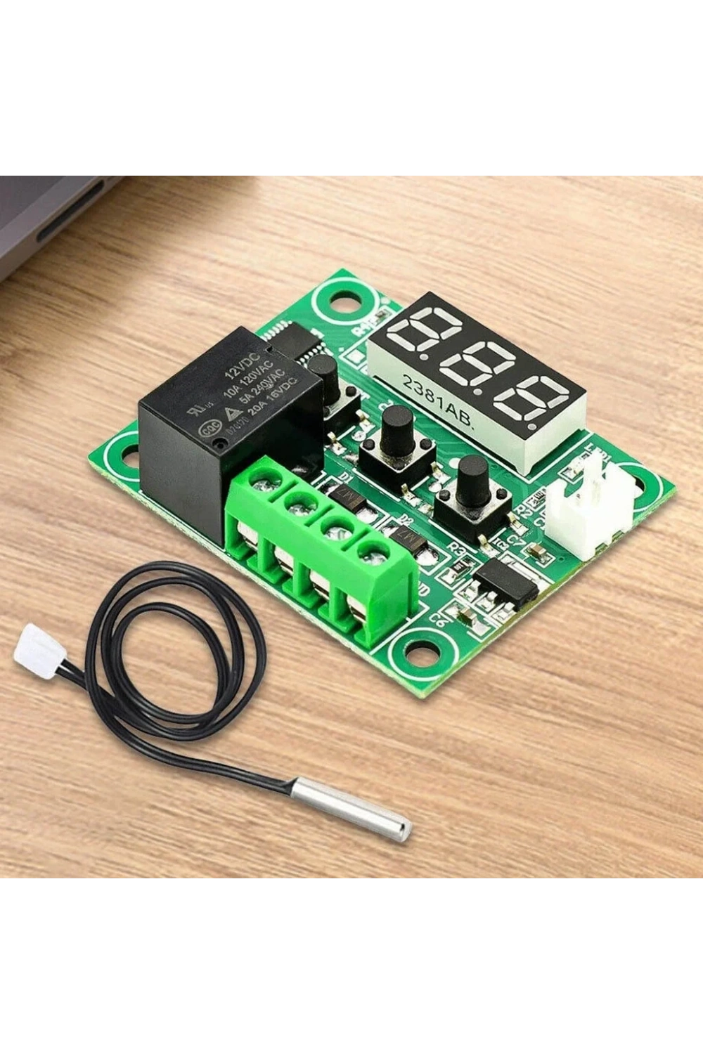 W1209 Röle Çıkışlı Dijital Termostat Kuluçka Akvaryum Sıcaklık Kontrol Kartı