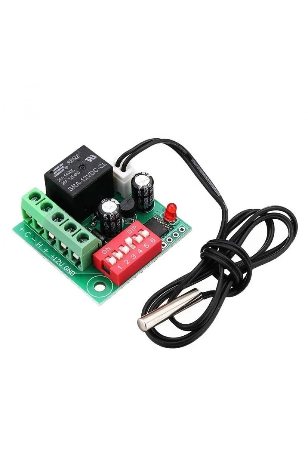 W1701 Röle Çıkışlı Dijital Termostat. Sıcaklık Kontrol Kartı