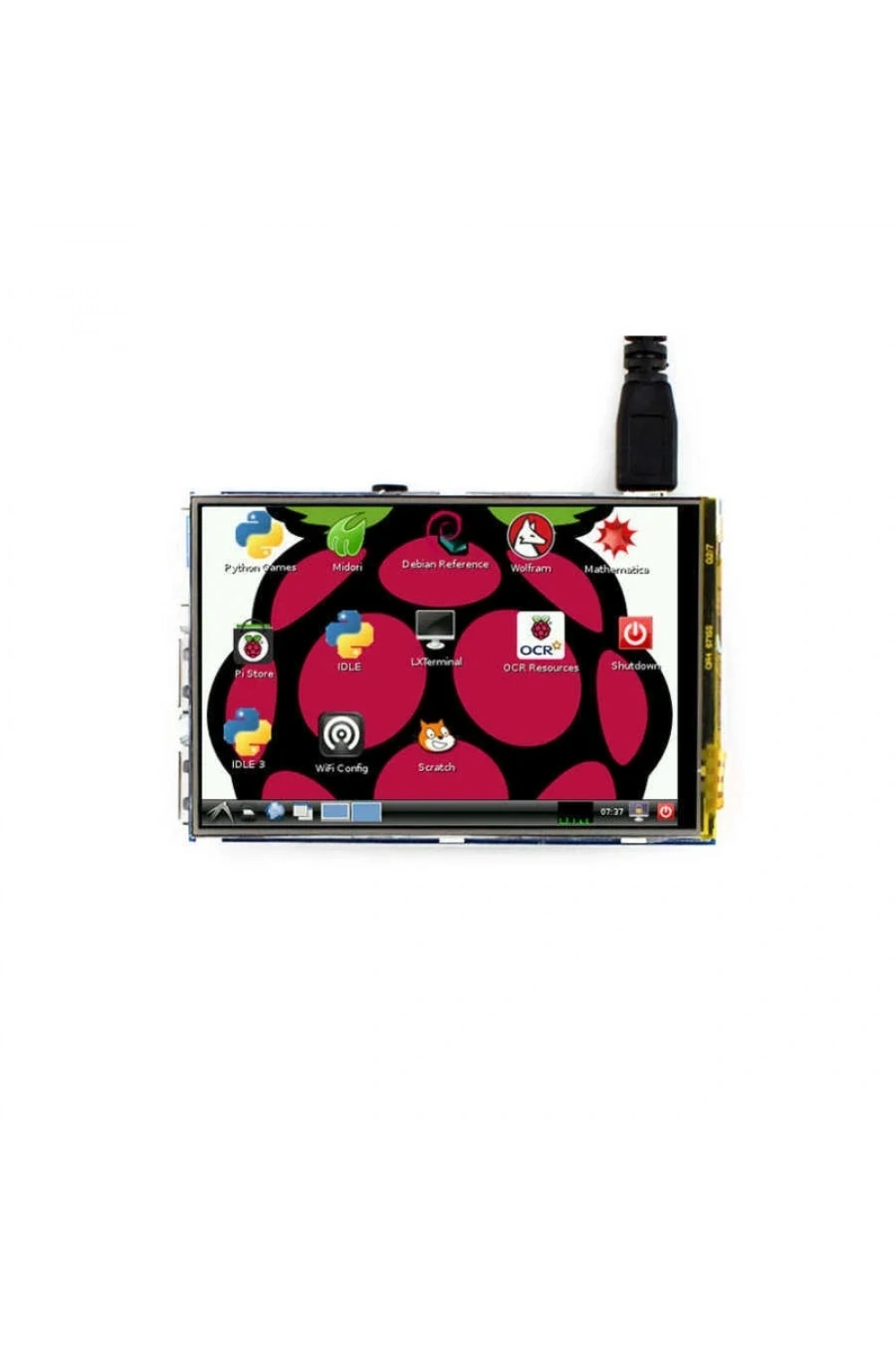 WaveShare 3.5 Inch Raspberry Pi Dokunmatik LCD Ekran (Birincil Ekran)