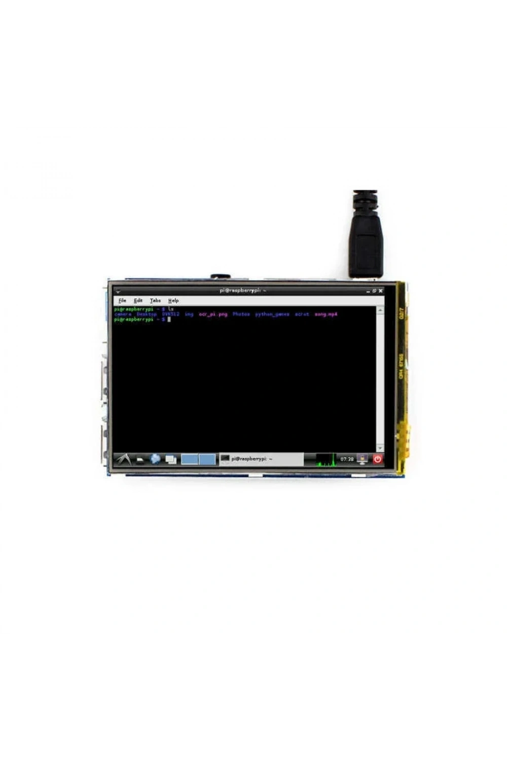 WaveShare 3.5 Inch Raspberry Pi Dokunmatik LCD Ekran (Birincil Ekran)