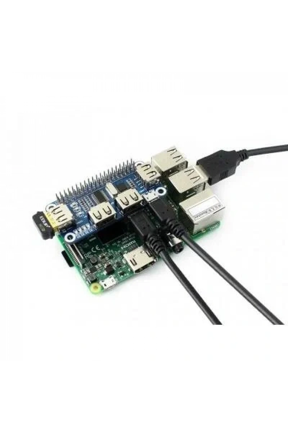 Waveshare 4 Port USB HUB HAT for Raspberry Pi