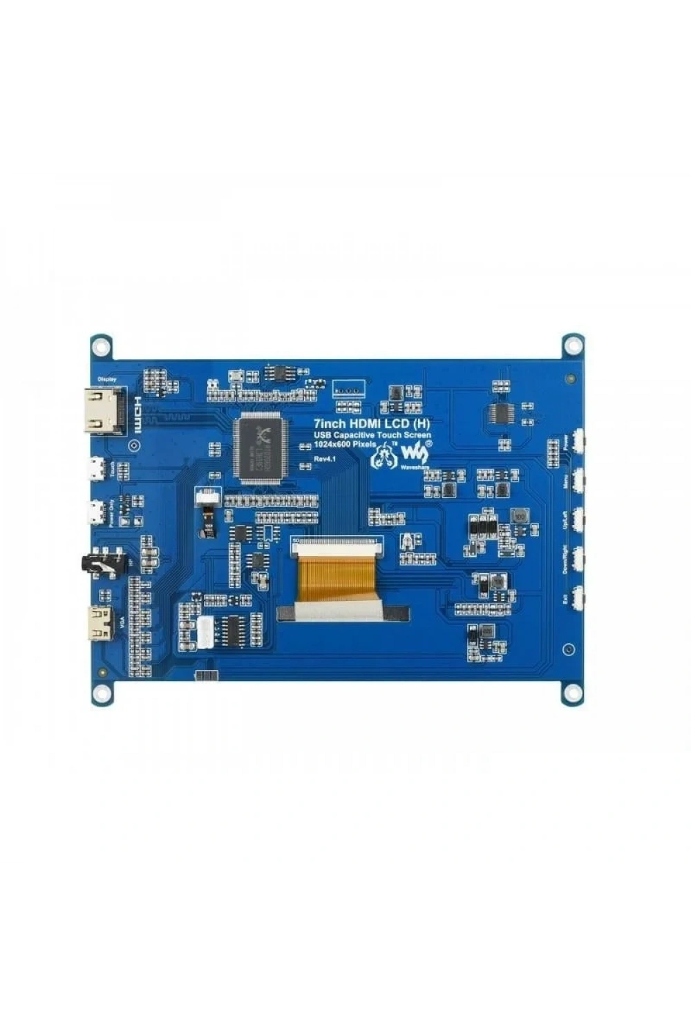 Waveshare 7 Rezistif Dokunmatik LCD Ekran1024x600
