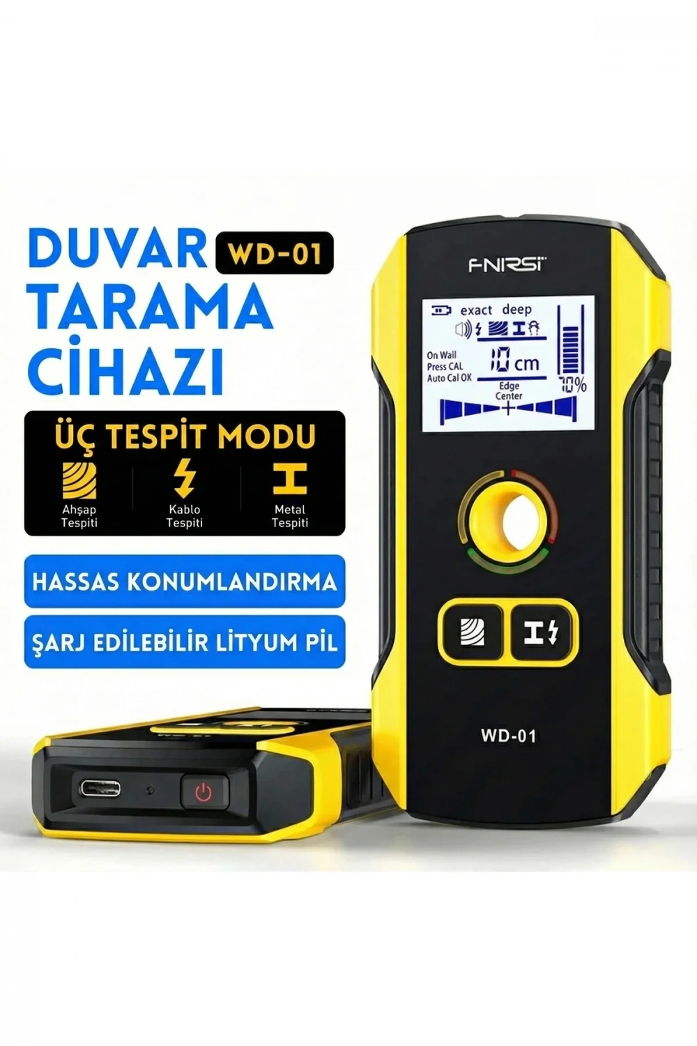 WD-01 Metal Dedektörü Duvar Tarayıcı