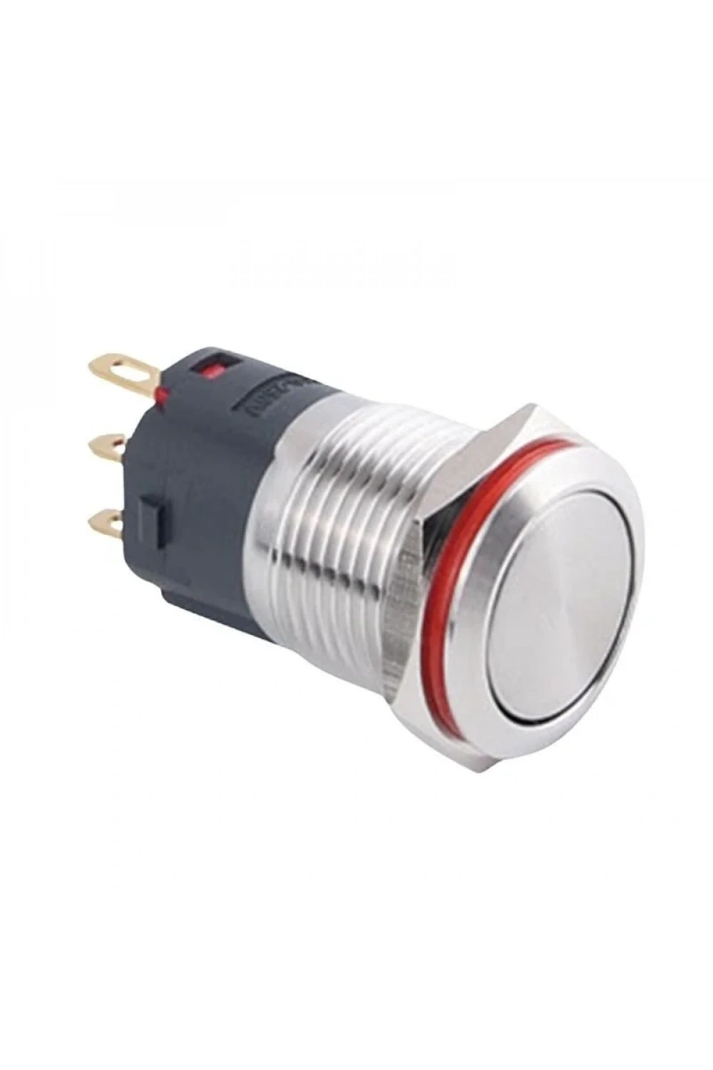 WD16A-P1 16mm Düz Yaylı Metal Buton