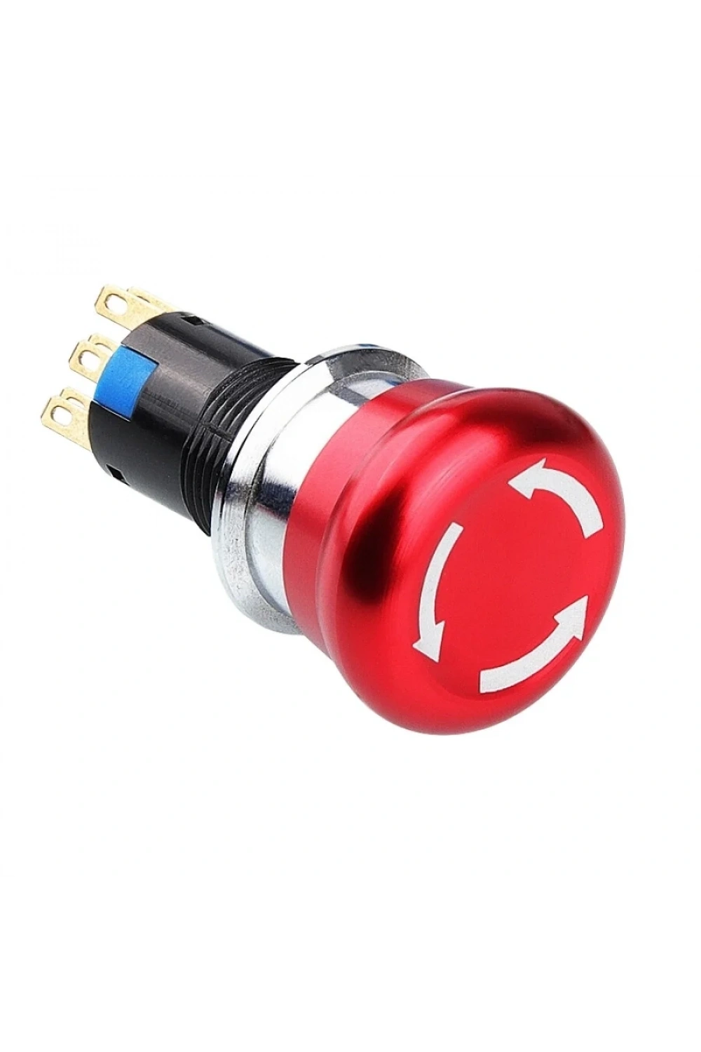 WD16M-Q1 16mm Metal Acil Stop Butonu 2NO+2NC