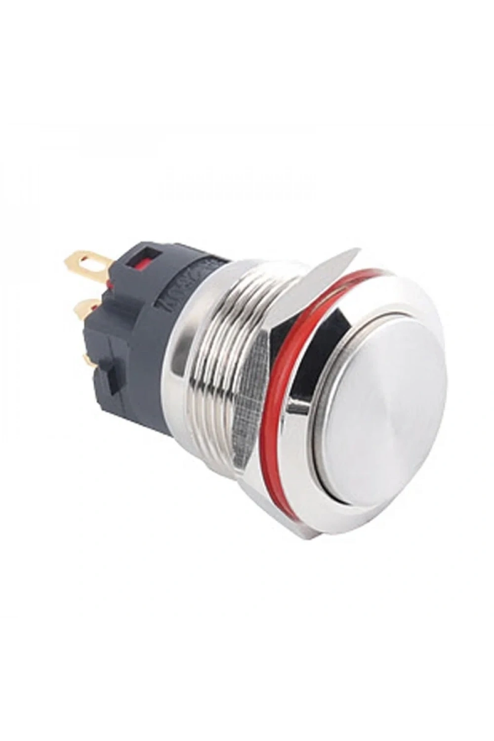 WD19A-G1 19mm Çıkık Yaylı Metal Buton