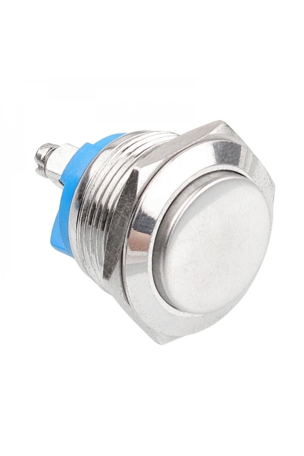WD19H-G0 19mm Çıkık Yaylı Metal Buton