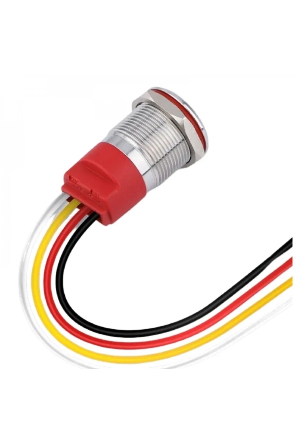 WD19T-P2-E 19mm Dokunmatik Touch Metal Buton - Sarı