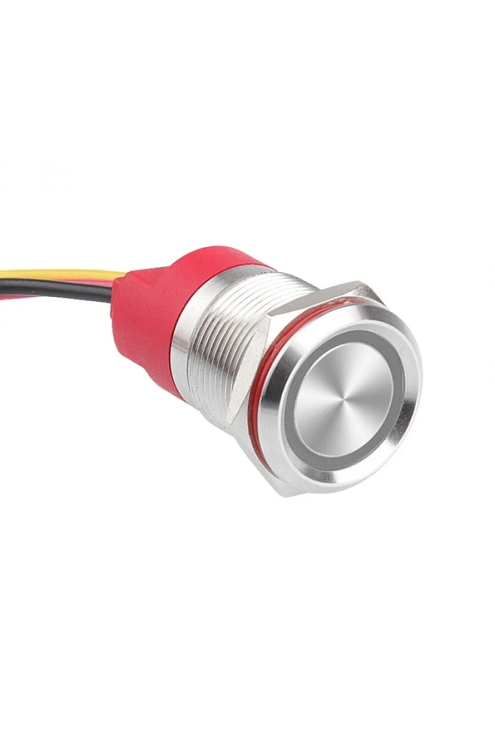 WD19T-P2-EC 19mm Dokunmatik Touch Metal Buton - Beyaz
