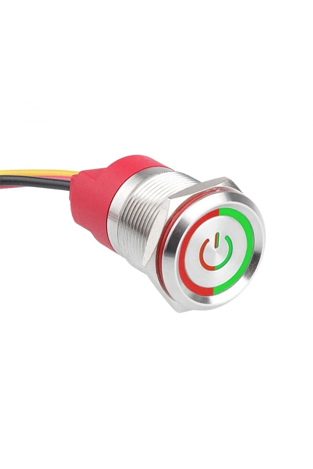 WD19T-P2-EC 19mm Dokunmatik Touch Metal Buton - Çift Renk