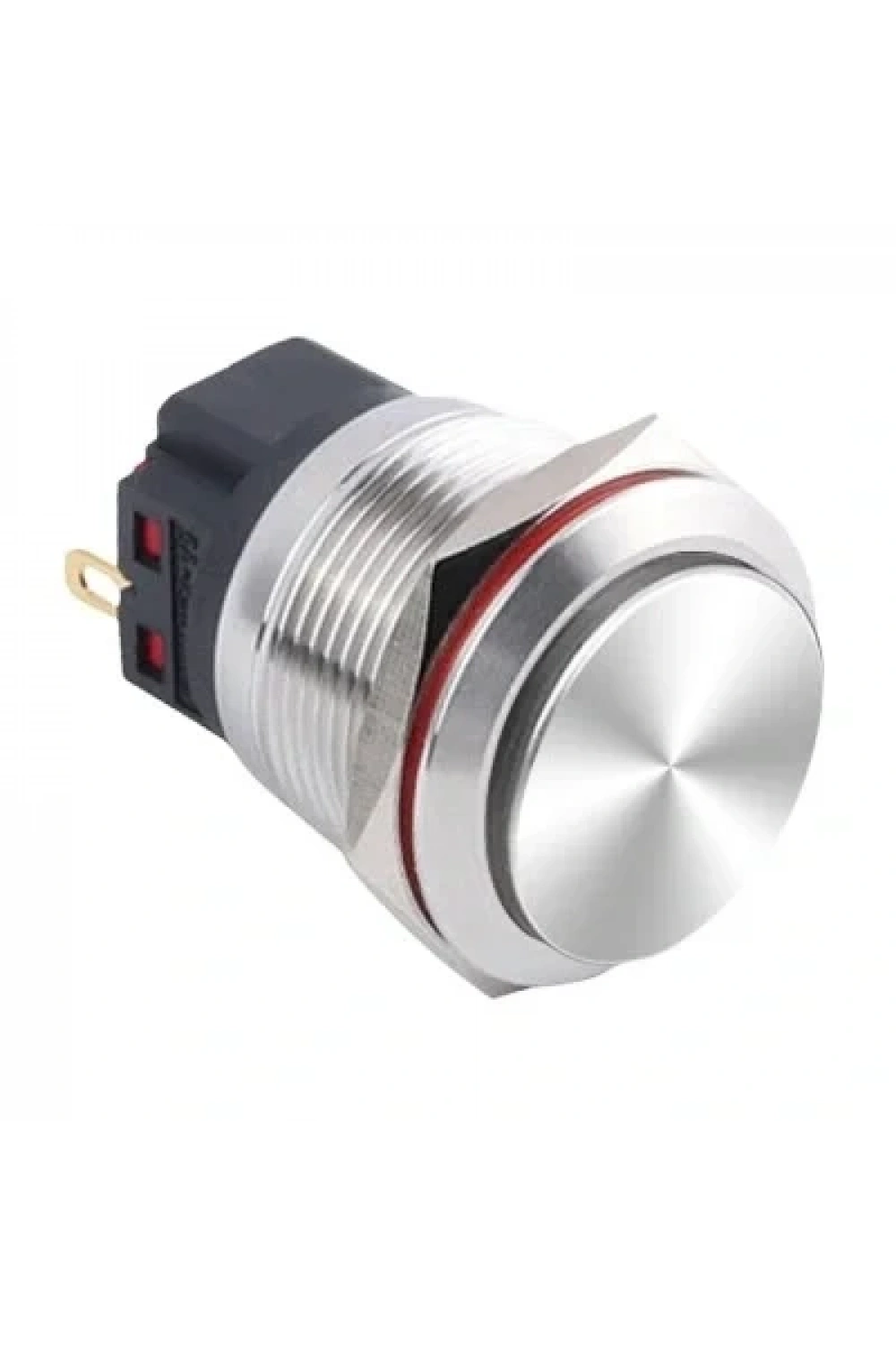 WD22B-G1 22mm Çıkık Yaylı Metal Buton