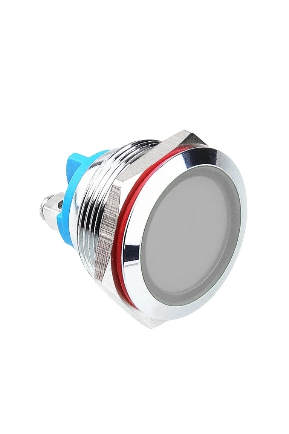 WD22L-P0 22mm 12-24V Metal Sinyal Lambası - Beyaz