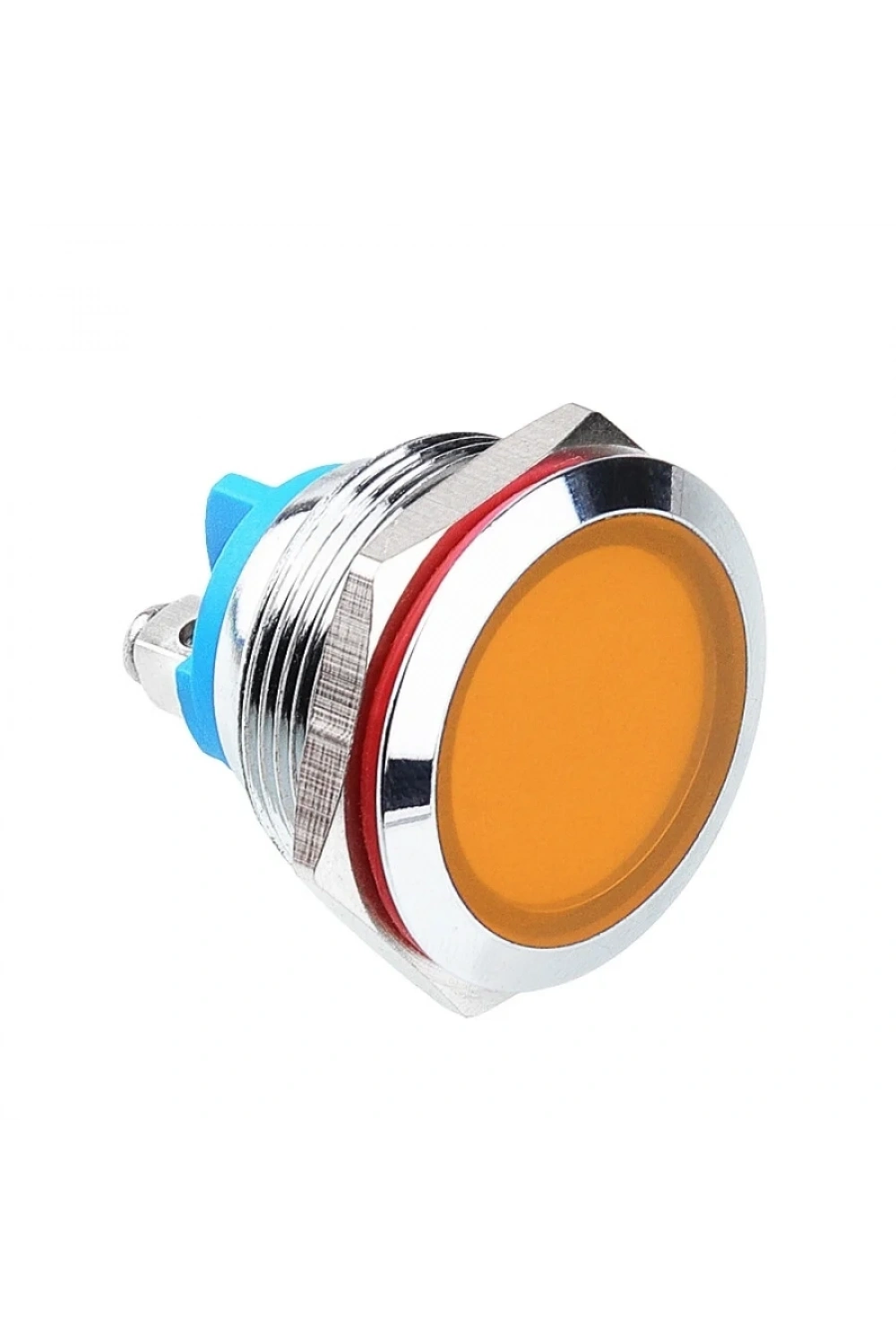 WD22L-P0 22mm 12-24V Metal Sinyal Lambası - Sarı