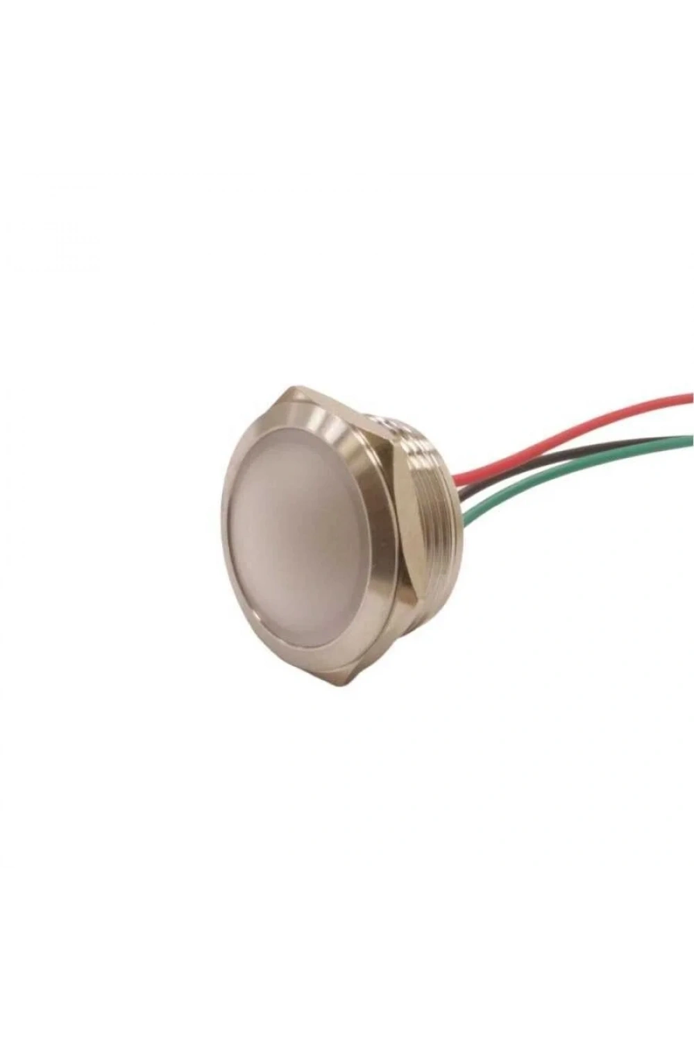 WD22L-P2/RG- 22mm 12-24V Kablolu Metal Sinyal Lambası - 2 Renk Katot