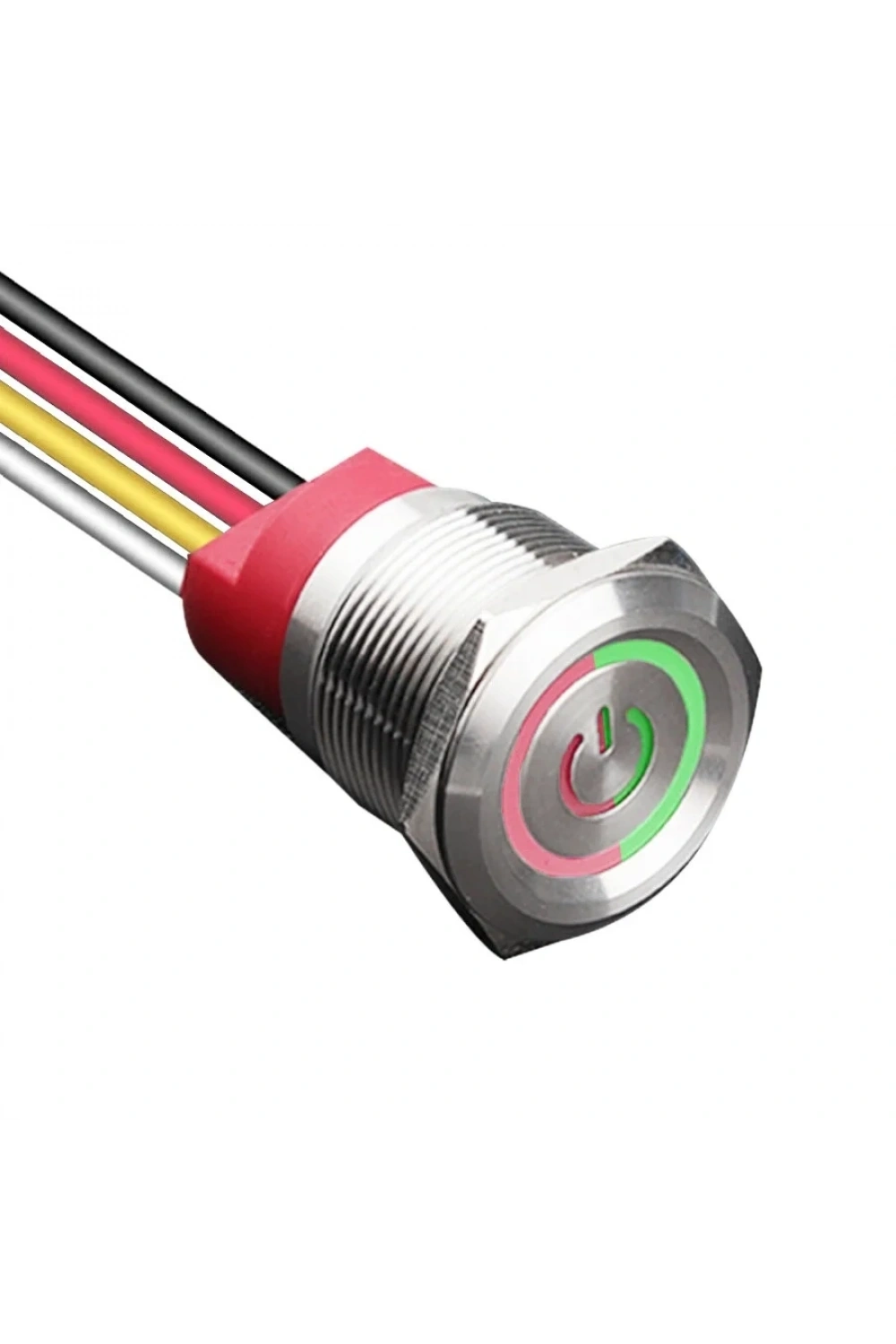 WD22T-P2-EC 22mm Dokunmatik Touch Metal Buton - Çift Renk