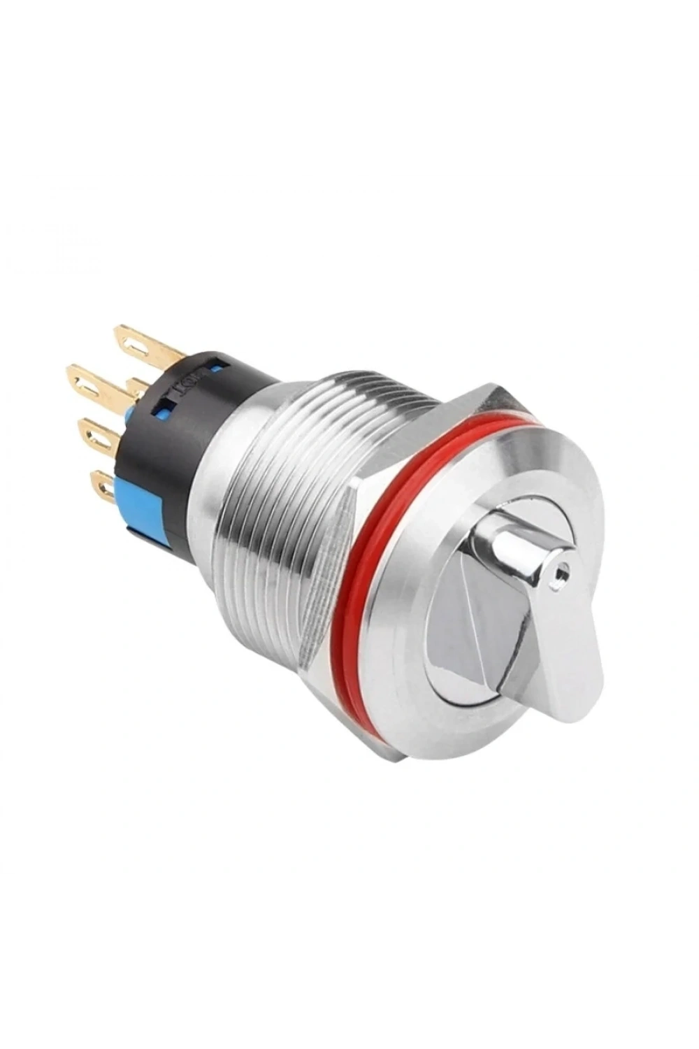 WD22X-P1 22mm Anahtarlı Mandal Buton 2NO+2NC