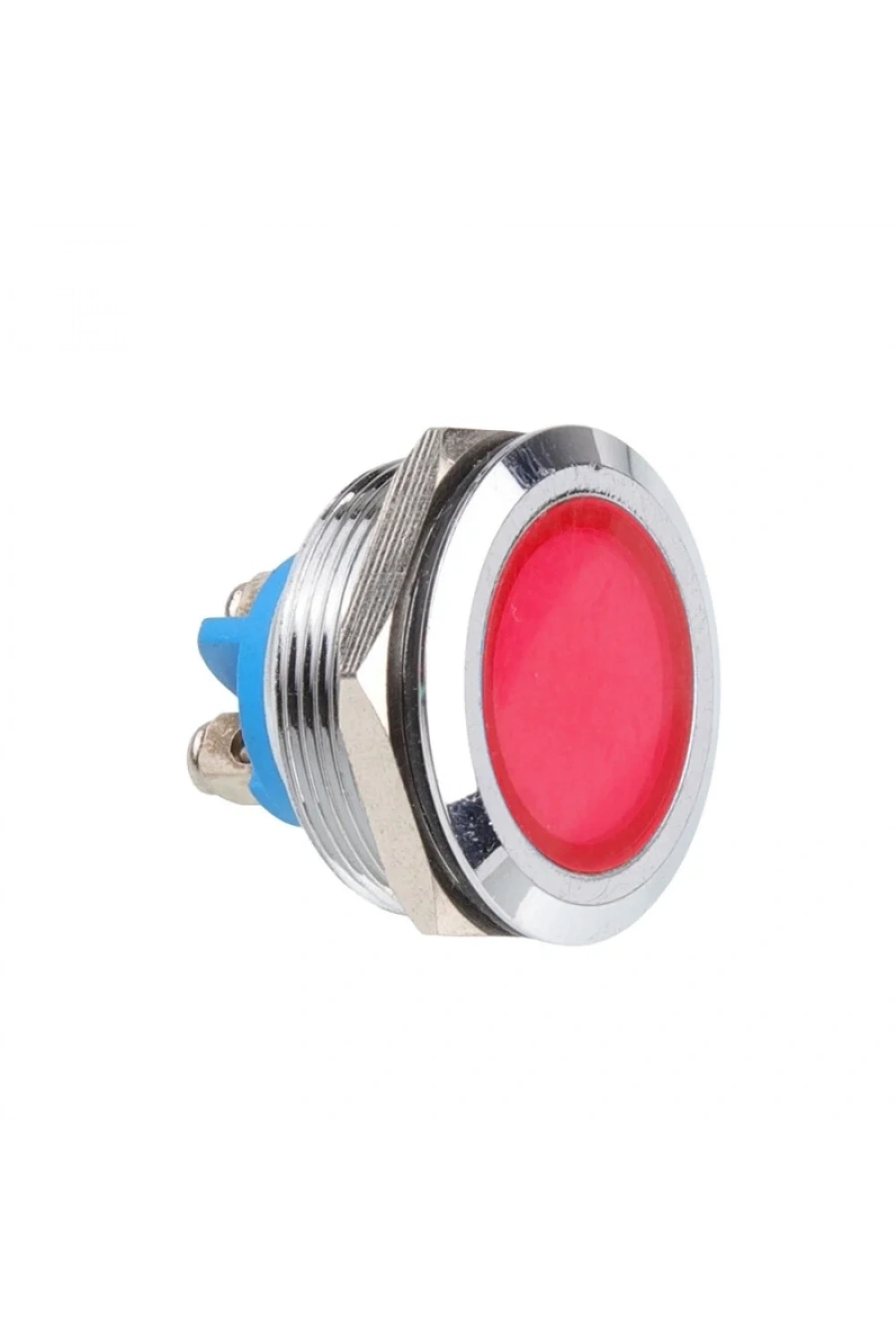 WD25L-P0 25mm 12-24V Metal Sinyal Lambası - Kırmızı