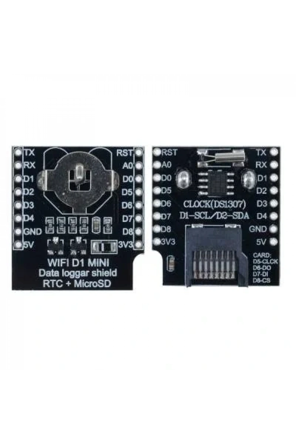 Wemos D1 Mini Data Logger + RTC DS1307