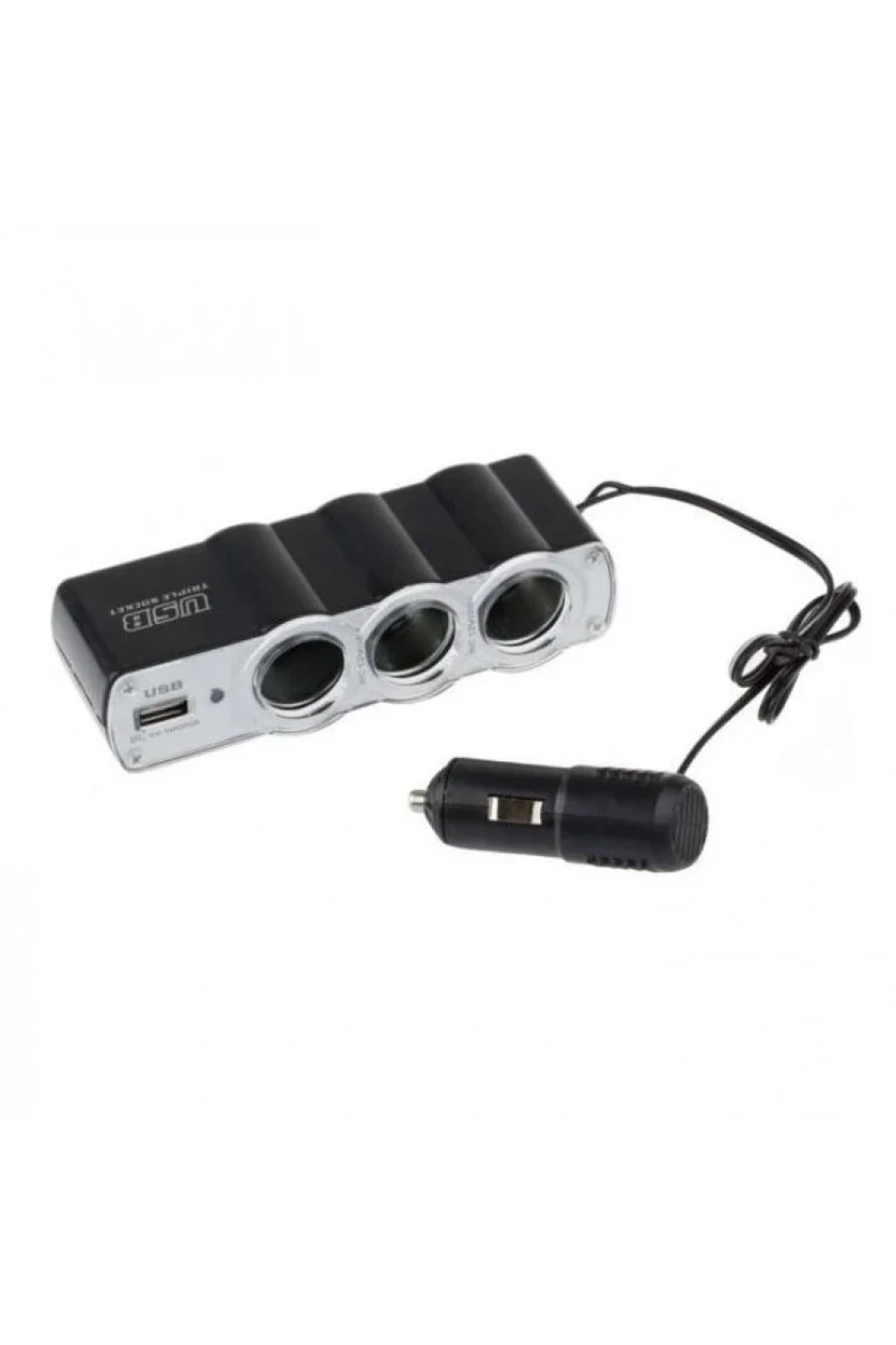 WF-0120 3lü USBli Çakmaklık Çoklayıcı