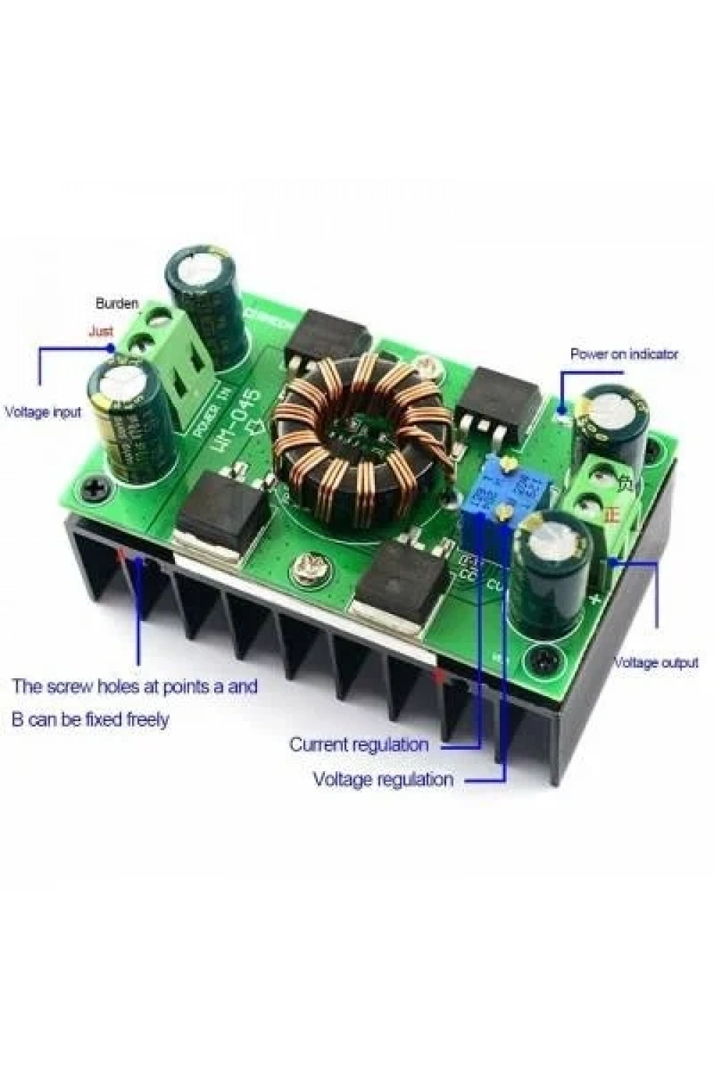 WM-045 DC-DC 150W Voltaj Yükseltici ve Düşürücü Regülatör Modülü