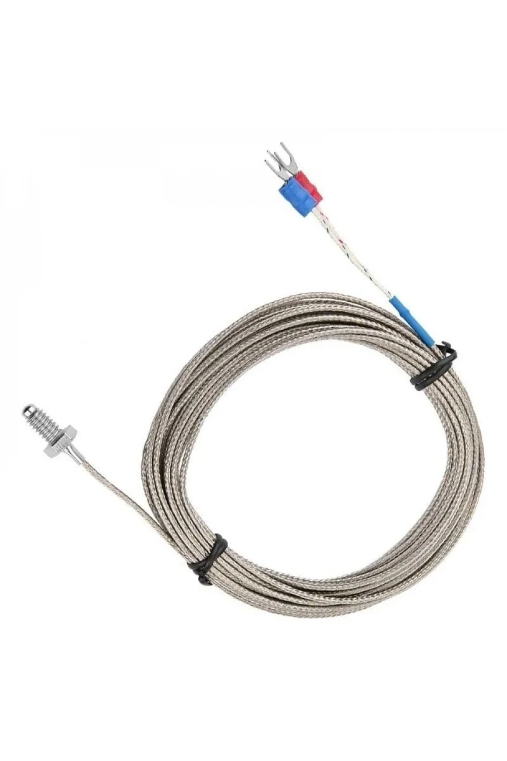WRET-02 E-tip 0-400C M6 Termokupl - 1 Metre