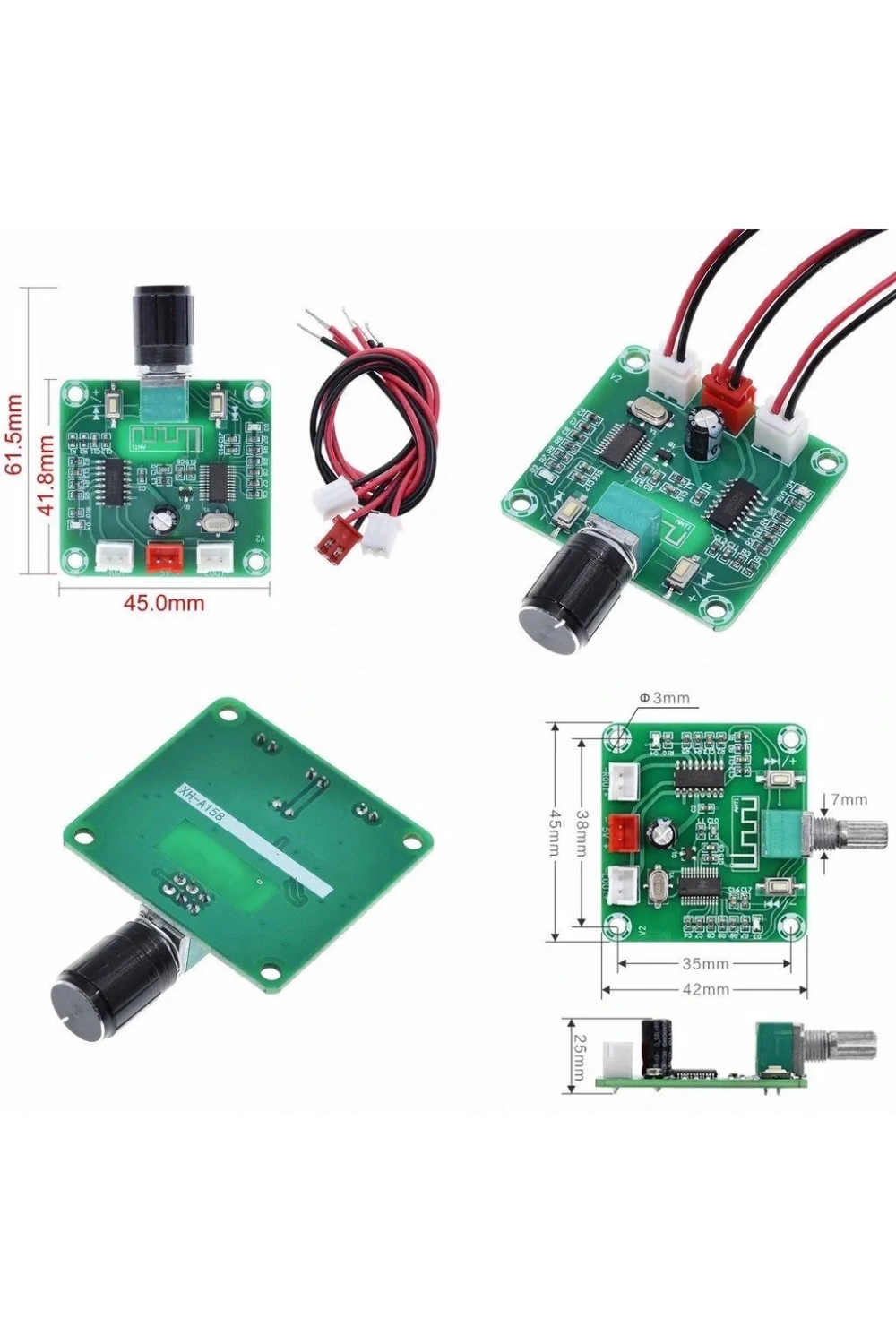 XH-A158 PAM8403 Bluetooth 5.0 Kablosuz Hoparlör Amplifikatör Devresi