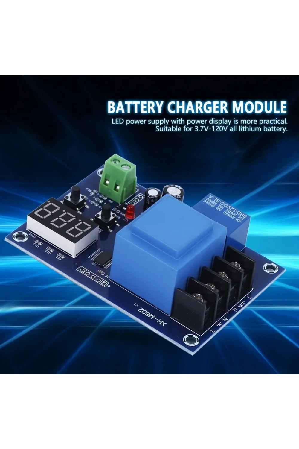 XH-M602 3.7-120V Lityum Pil - Akü Şarj Kontrol Devresi