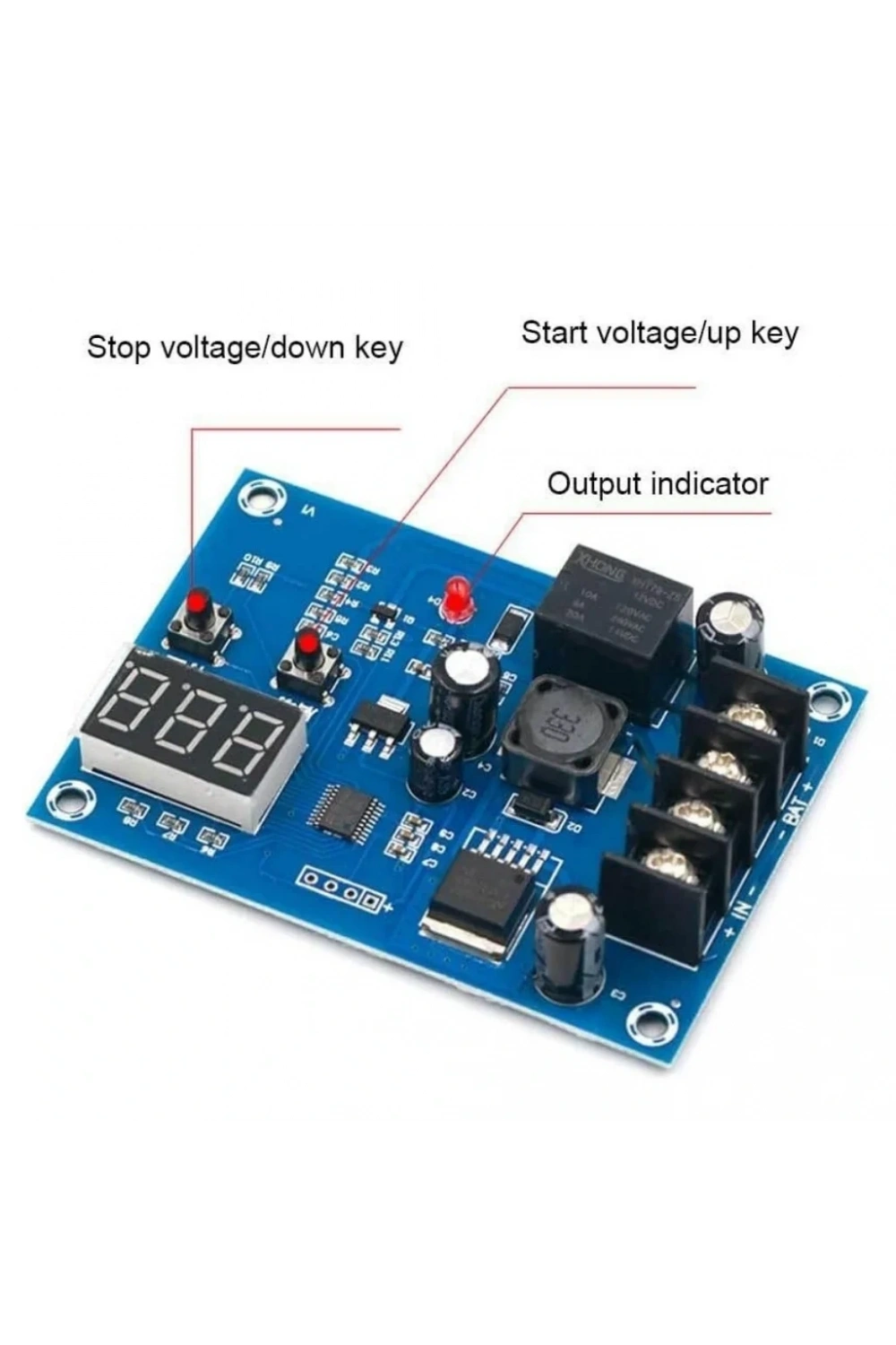 XH-M603 12-24V Batarya Akü Lityum Pil Şarj Kontrol Kartı