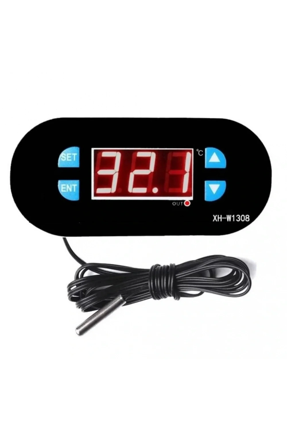 XH-W1308 Röle Çıkışlı Dijital Termostat 220V Sıcaklık Kontrol Cihazı 