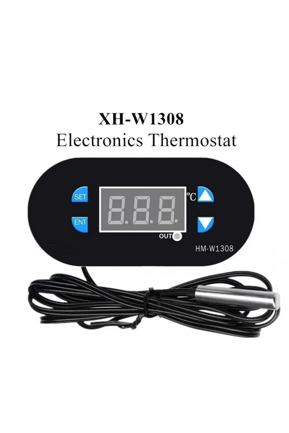 XH-W1308 Röle Çıkışlı Dijital Termostat 220V Sıcaklık Kontrol Cihazı 